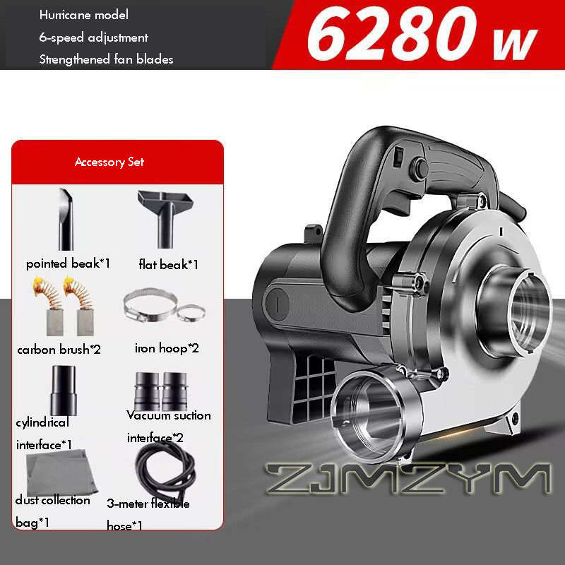 Power Tools Vacuum - Coletor de Pó Industrial 6280W 3M-6M-8M