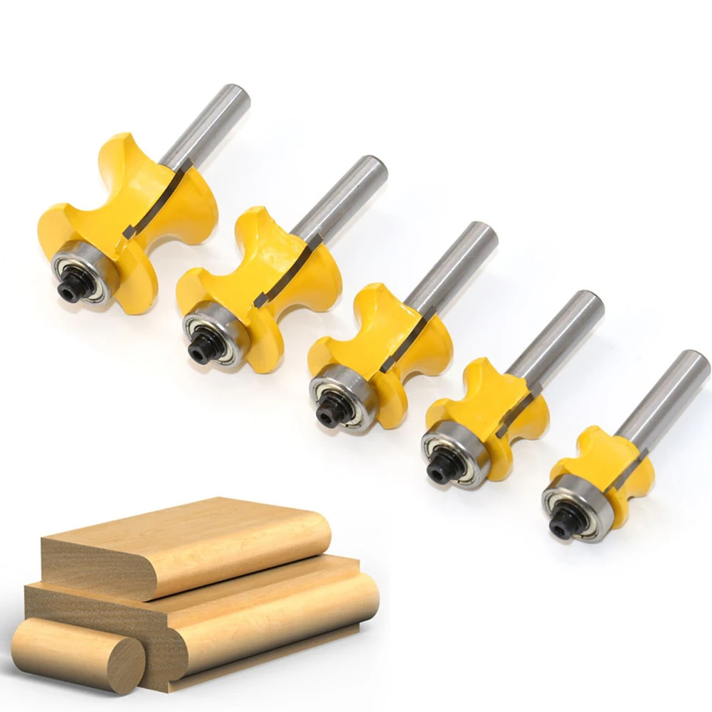 Power Tools Yellow Brand - Ferramentas elétricas roteador bits haste amarelo/prata