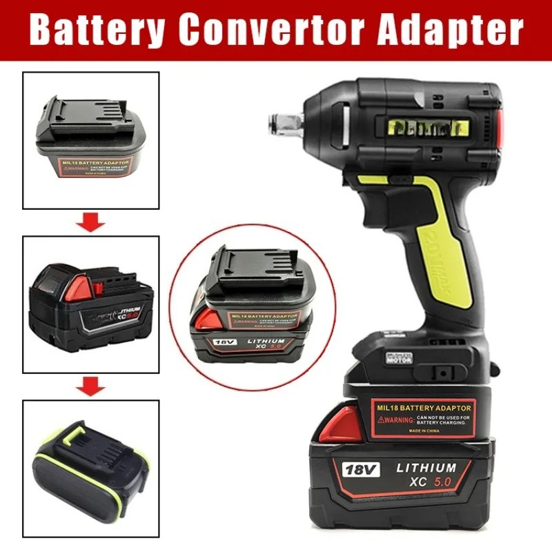 Power Tools That Are Green - Conversor de adaptador de bateria para