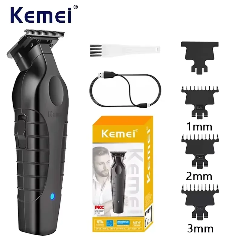 Router Trim Base - Kemei KM-2299 usb carregamento rápido clippers