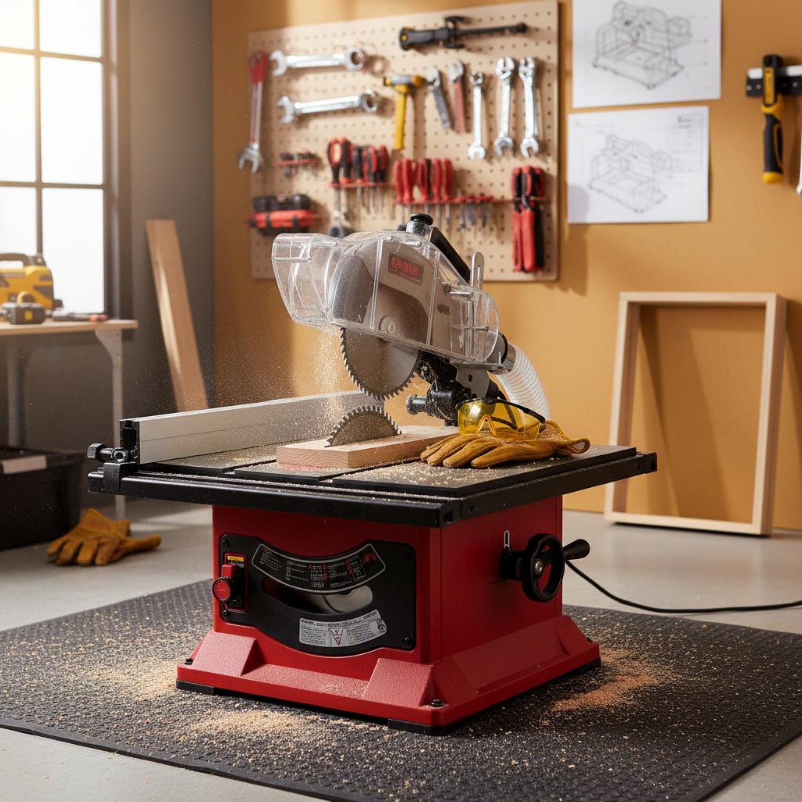 Power Tools Vacuum - Protetor de Poeira para Serra de
