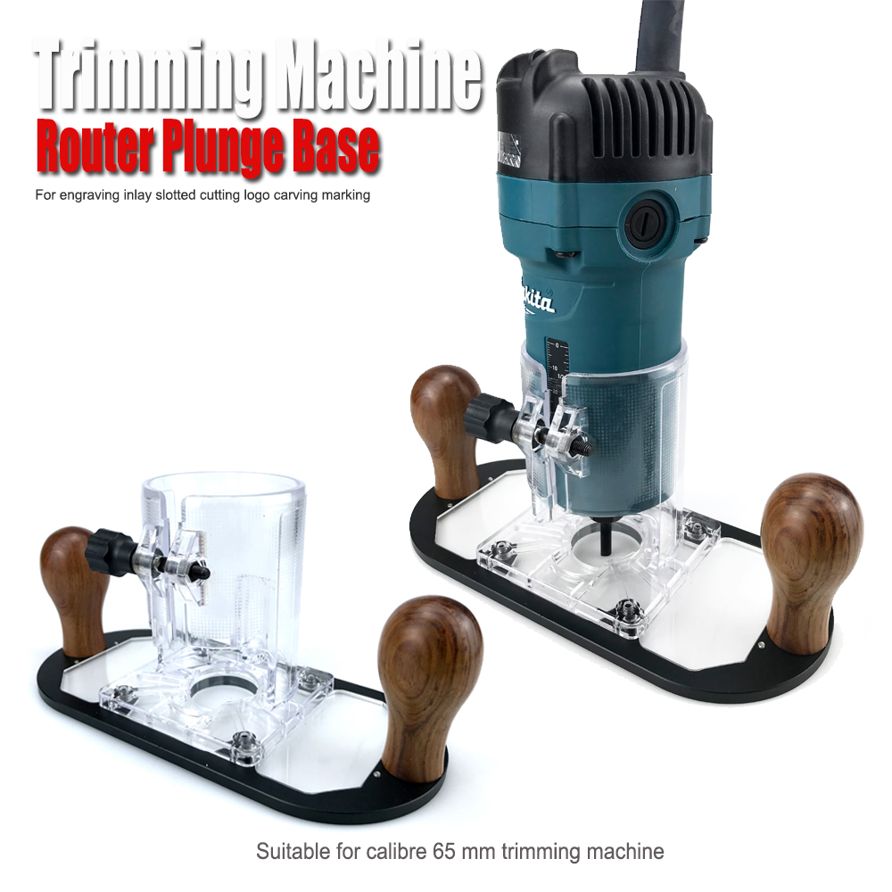 Router Trim Base - Base de roteador de madeira para