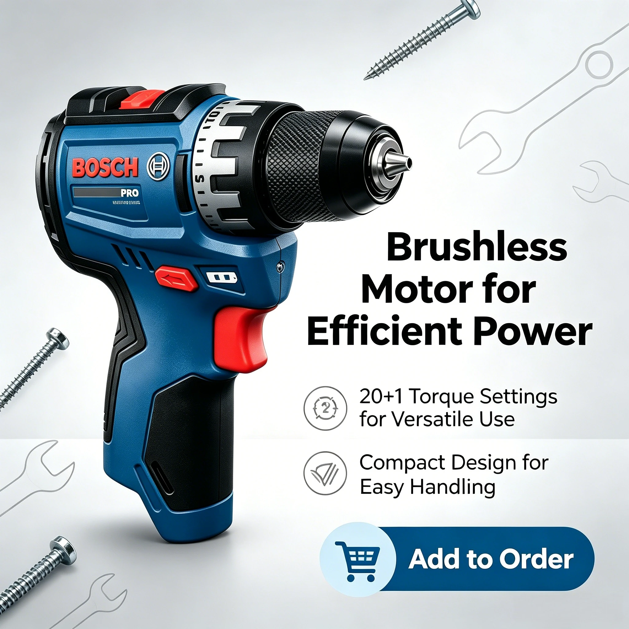 Furadeira Sem Fio Bosch Profes - Power Tools Hardware avaliação e preço