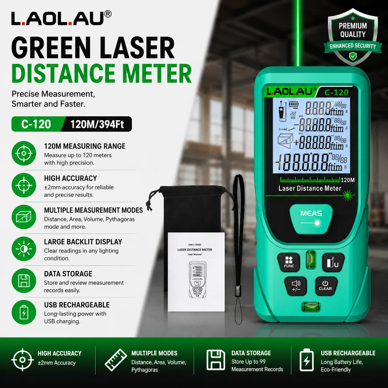 Medidor de Distância a Laser D - Power Tools That Are Green avaliação e preço