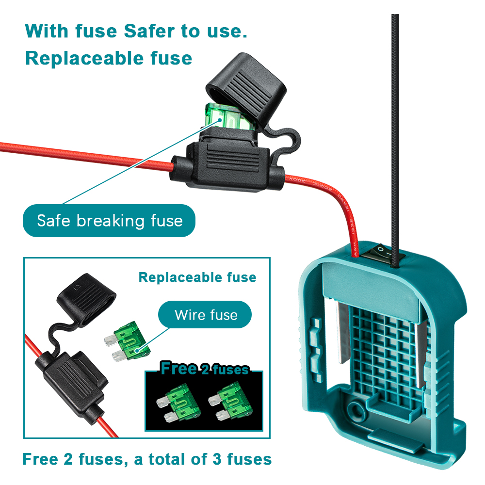 Adaptador de bateria externa c - Power Tools Extension avaliação e preço