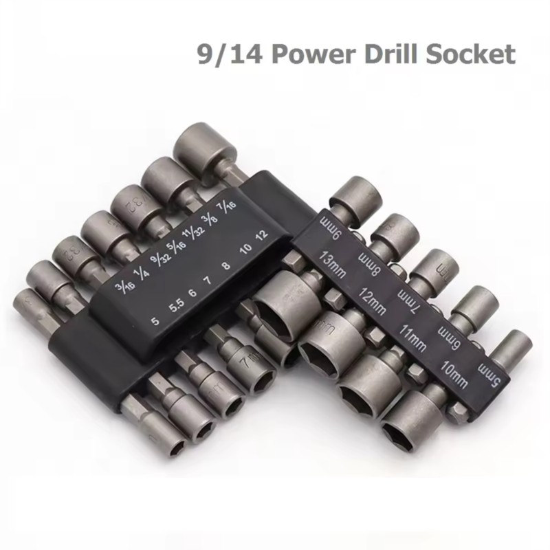 9/14 pçs conjunto chave de soq - Power Tools Extension avaliação e preço