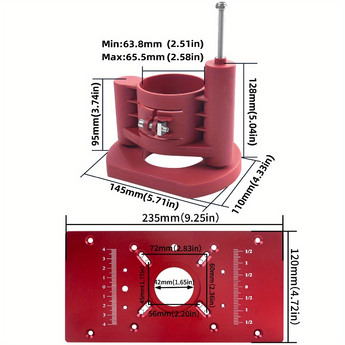 Sistema de Elevação para Tupia - Router Trim Base avaliação e preço