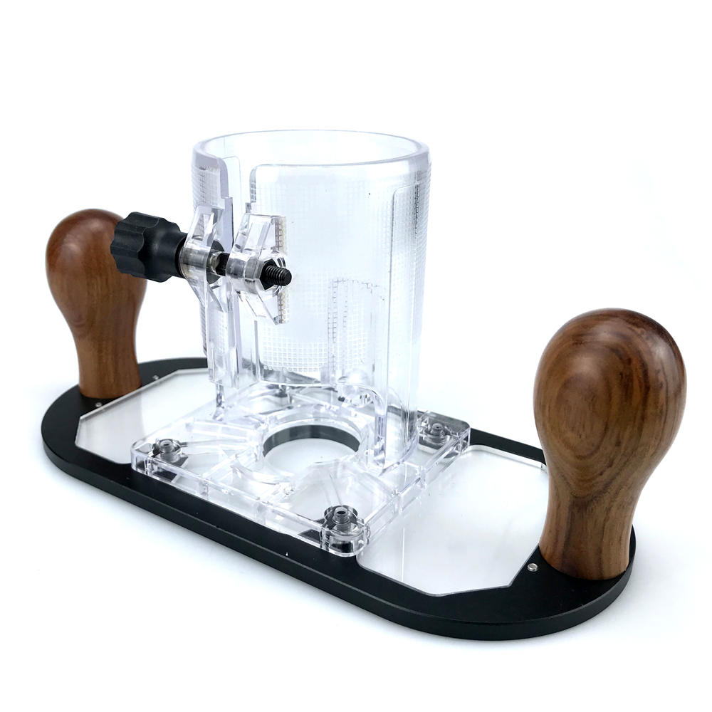 Base de roteador de madeira pa - Router Trim Base avaliação e preço